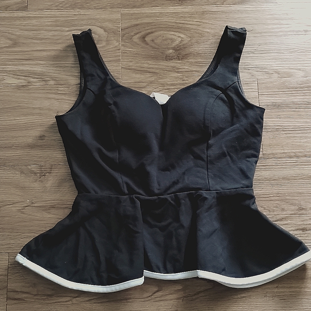 Crop top black